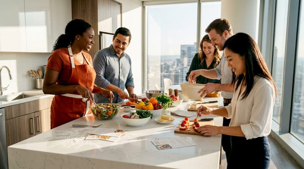 How Shared Cooking Helps Colleagues Work Better Together